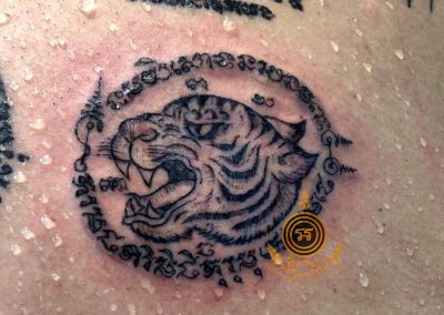 Sak-yant-belgique_Sak-yant-france_Tatouage-Thaï_Tatouage-Thaï-Traditionnel- Tigre Sak Yant
