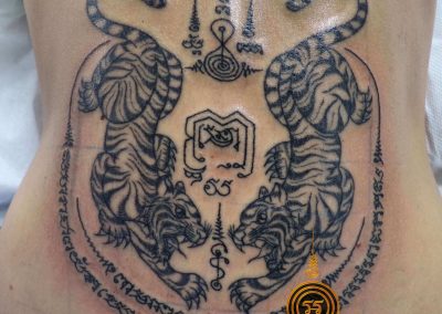 Sak-yant-belgique_Sak-yant-france_Tatouage-Thaï_Tatouage-Thaï-Traditionnel- Tigre Sak Yant