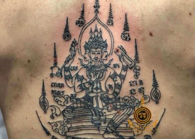 Sak-yant-belgique_Sak-yant-france_Tatouage-Thaï_Tatouage-Thaï-Traditionnel_ Brahma