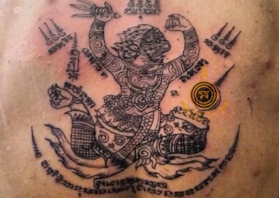 Sak-yant-belgique_Sak-yant-france_Tatouage-Thaï_Tatouage-Thaï-Traditionnel_Hanuman